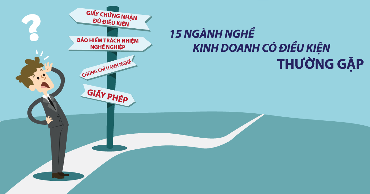 15 Ngành nghề vx88 esball có điều kiện (cần giấy phép con) thường gặp