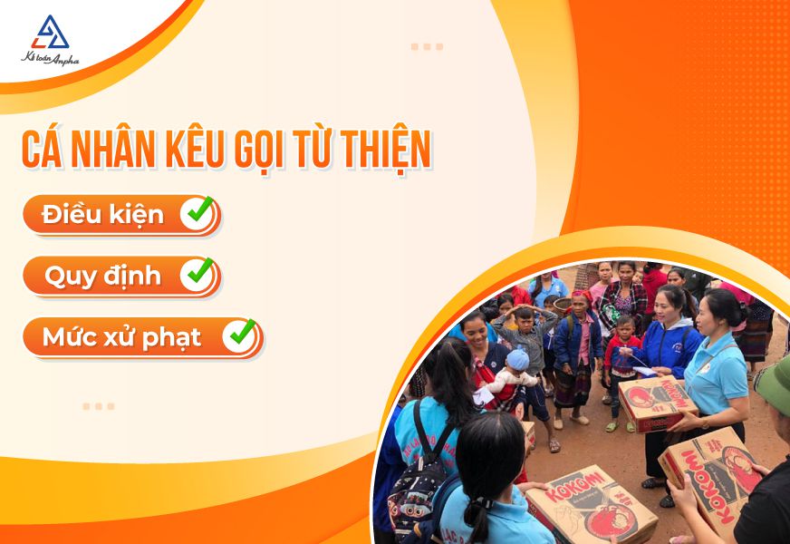 Cá nhân kêu gọi từ thiện & tổ chức làm từ thiện được không?