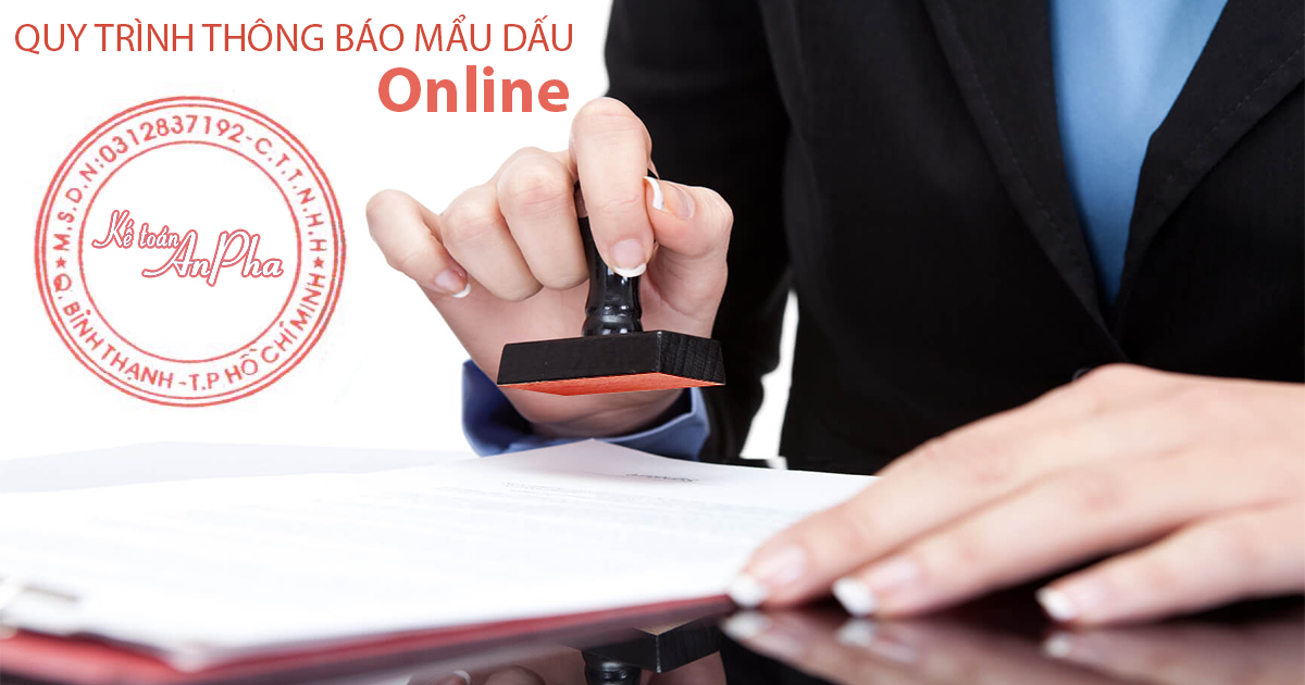 Hướng dẫn CHI TIẾT cách đăng thông báo mẫu dấu online qua mạng